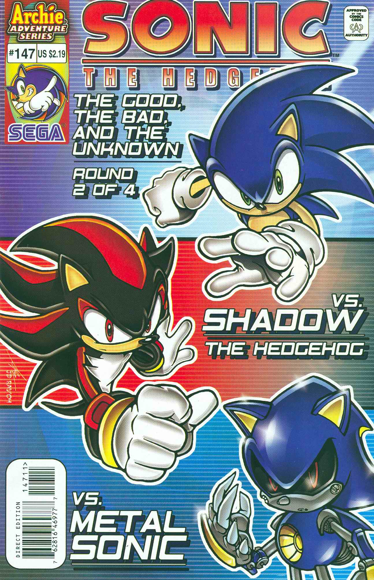 Sonic - Archie Adventure Series May 2005 Comic cover page